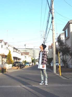 「KSUBI（スビ）のアイテム」を使った、Asさん（メンズ・171cm）の春コーディネート