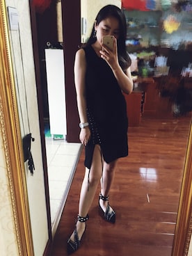 「alexanderwang（アレキサンダーワン）のアイテム（ワンピース/ドレス）」を使った、Shine夏Shine夏さん（レディース・163cm）の夏コーディネート