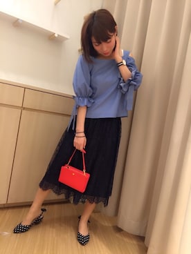 「willselection」｜「アイテム（アクセサリー）」を使った、yuiさん（レディース・154cm）の春コーディネート