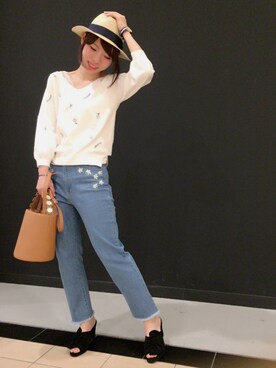 「willselection」｜「アイテム（アクセサリー）」を使った、yuiさん（レディース・154cm）の春コーディネート
