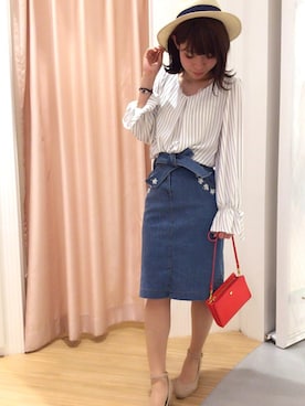 「willselection」｜「アイテム（アクセサリー）」を使った、yuiさん（レディース・154cm）の春コーディネート