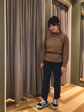 moemiさん（レディース・156cm）の冬コーディネート