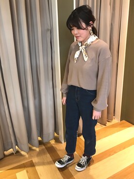 moemiさん（レディース・156cm）の冬コーディネート