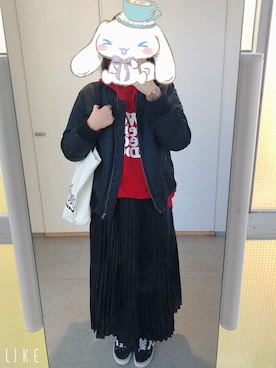 RiKaaaさん（レディース・172cm）の冬コーディネート