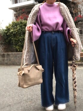 たなみ。さん（レディース・154cm）の冬コーディネート