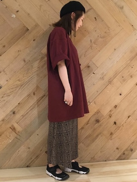 「CAMBER（キャンバー）のアイテム」を使った、JOURNAL STANDARD EC担当さん（レディース・163cm）の夏コーディネート