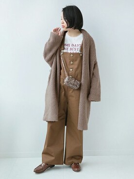 「JOURNAL STANDARD relume（ジャーナルスタンダード　レリューム）のアイテム（その他アウター）」を使った、JOURNAL STANDARD EC担当さん（レディース・155cm）の冬コーディネート