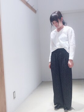「SEVENDAYS=SUNDAY（セブンデイズサンデイ）のアイテム（ローファー）」を使った、Konnoさん（レディース・158cm）の春コーディネート