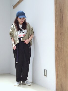 「ミッキー」｜Konnoさん（レディース・149cm）の夏コーディネート