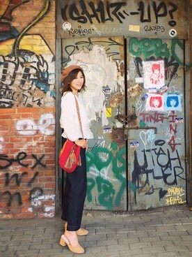 「iT（イット）のアイテム（パンツ）」を使った、YOYO好可爱的呢さん（レディース・163cm）の夏コーディネート