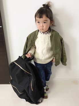 nicori.さん（キッズ・80cm）の冬コーディネート