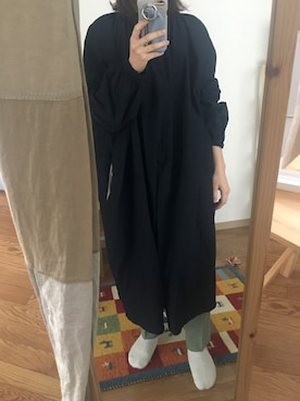 「YAECA（ヤエカ）のアイテム（ソックス/靴下）」を使った、haru.さん（レディース・158cm）の秋コーディネート