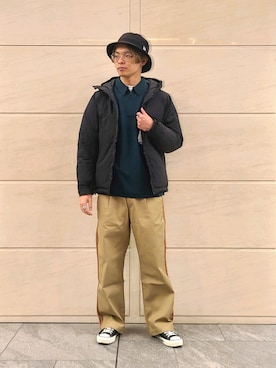 「URBAN RESEARCH Sonny Label（アーバンリサーチサニーレーベル）のアイテム（ダウンジャケット/コート）」を使った、たかやさん（メンズ・174cm）の冬コーディネート