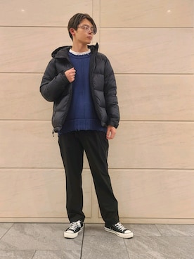 「URBAN RESEARCH Sonny Label（アーバンリサーチサニーレーベル）のアイテム（ダウンジャケット/コート）」を使った、たかやさん（メンズ・174cm）の冬コーディネート