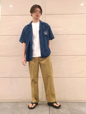 「URBAN RESEARCH Sonny Label（アーバンリサーチサニーレーベル）のアイテム（サンダル）」を使った、たかやさん（メンズ・174cm）の春コーディネート