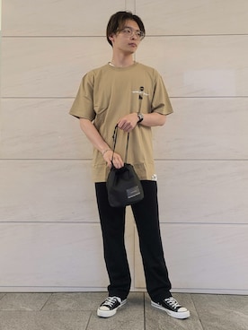 「URBAN RESEARCH Sonny Label（アーバンリサーチサニーレーベル）のアイテム（スウェットパンツ）」を使った、たかやさん（メンズ・174cm）の春コーディネート