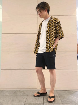 「URBAN RESEARCH Sonny Label（アーバンリサーチサニーレーベル）のアイテム（サンダル）」を使った、たかやさん（メンズ・174cm）の春コーディネート