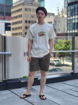 「URBAN RESEARCH Sonny Label（アーバンリサーチサニーレーベル）のアイテム（サンダル）」を使った、たかやさん（メンズ・174cm）の春コーディネート