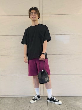 「CANTERA（カンテラ）のアイテム」を使った、たかやさん（メンズ・174cm）の夏コーディネート