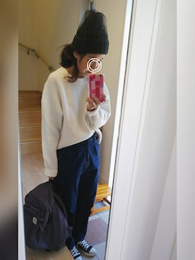 momoさん（レディース・166cm）の冬コーディネート