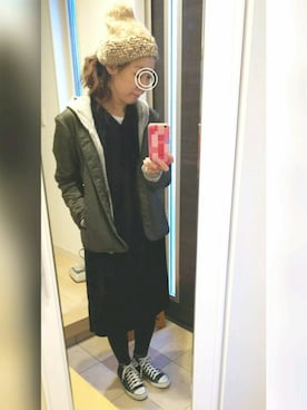momoさん（レディース・166cm）の冬コーディネート