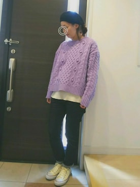 momoさん（レディース・166cm）の冬コーディネート