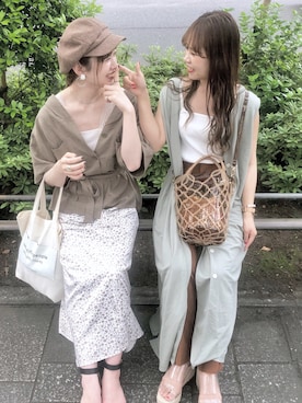 やっすーさん（レディース・158cm）の夏コーディネート