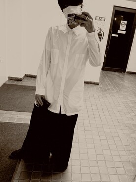 「Yohji Yamamoto（ヨウジヤマモト）のアイテム（リング）」を使った、takaさん（メンズ・178cm）の冬コーディネート