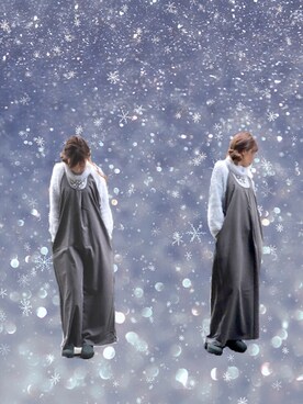 「SHINY SHINY（シャイニー シャイニー）のアイテム（パンプス）」を使った、Rℹ︎maluさん（レディース・156cm）の春コーディネート