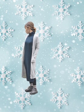 Rℹ︎maluさん（レディース・156cm）の冬コーディネート