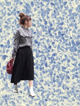 「ROXY（ロキシー）のアイテム（スニーカー）」を使った、Rℹ︎maluさん（レディース・156cm）の春コーディネート