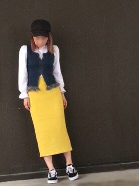 「今日のピアスのアイテム（ピアス（両耳用）、グレー系）」を使った、Rℹ︎maluさん（レディース・156cm）の秋コーディネート