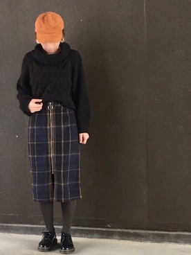 「GORGE（ゴージ）のアイテム（帽子）」を使った、Rℹ︎maluさん（レディース・156cm）の春コーディネート