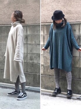 「folklore（フォルクローレ）のアイテム」を使った、Rℹ︎maluさん（レディース・156cm）の春コーディネート