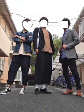 「KENT（ケント）のアイテム」を使った、にこまるさん（メンズ・180cm）の春コーディネート