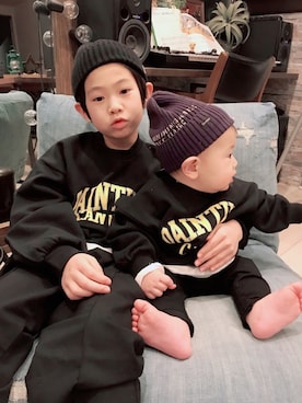 タロイモさん（キッズ・120cm）の冬コーディネート