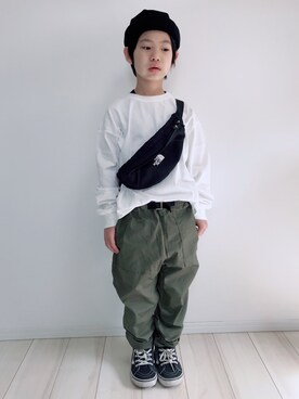 「Right-on（ライトオン）のアイテム（その他）」を使った、タロイモさん（キッズ・123cm）の春コーディネート