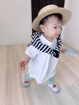 「Mint隊」｜タロイモさん（キッズ・123cm）の春コーディネート