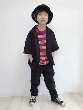 「ハイカット」｜「アイテム（その他）」を使った、タロイモさん（キッズ・123cm）の夏コーディネート