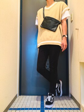 「FREAK'S STORE（フリークスストア）のアイテム（腕時計）」を使った、@soranoさん（メンズ・178cm）の夏コーディネート