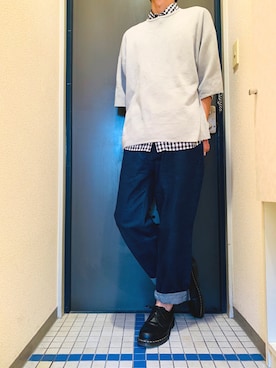 「FREAK'S STORE（フリークスストア）のアイテム（腕時計）」を使った、@soranoさん（メンズ・178cm）の夏コーディネート