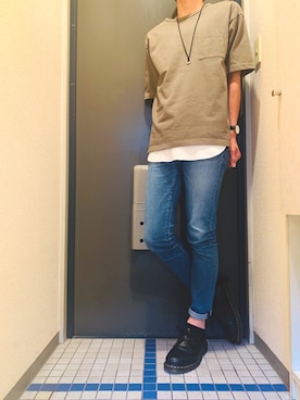 「FREAK'S STORE（フリークスストア）のアイテム（腕時計）」を使った、@soranoさん（メンズ・178cm）の夏コーディネート