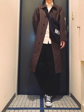 「CONVERSE（コンバース）のALL STAR HI（スニーカー）」を使った、@soranoさん（メンズ・177cm）の春コーディネート