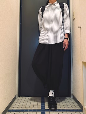 「MFK（エムエフケー）のアイテム」を使った、@soranoさん（メンズ・177cm）の春コーディネート