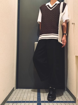 「FREAK'S STORE（フリークスストア）のアイテム（腕時計）」を使った、@soranoさん（メンズ・177cm）の夏コーディネート