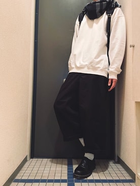 「QUEENHEAD（クイーンヘッド）のアイテム」を使った、@soranoさん（メンズ・177cm）の冬コーディネート