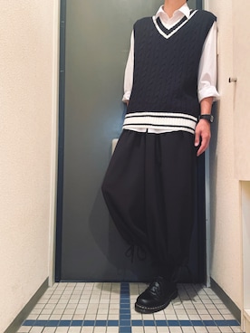 「MFK（エムエフケー）のアイテム」を使った、@soranoさん（メンズ・177cm）の春コーディネート