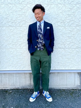 「アイテム（フォーマルスーツ/小物）」を使った、JINKEIさん（メンズ・165cm・20代）の春コーディネート