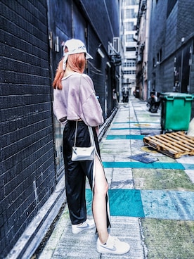 「UNKNOWN.（アンノウン）のアイテム（帽子）」を使った、yuyiさん（レディース・168cm）の夏コーディネート