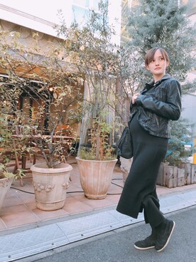 奥山絵里奈さん（レディース・160cm）の秋コーディネート